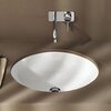 Geberit VariForm 500.754.01.2 Раковина с установкой под столешницу овальной формы, 50х40 см, без отв. под смеситель, без отв. перелива