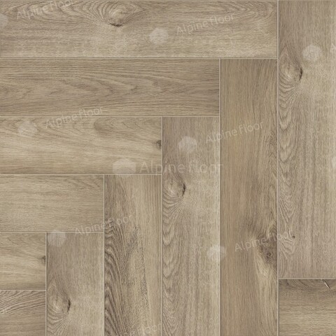 Кварц виниловая плитка Alpine Floor - Parquet LVT Дуб Натуральный Отбеленный (ECO 16-5)
