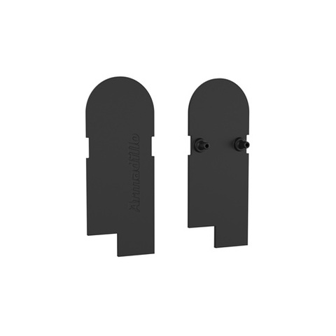 Декоративная накладка ARMADILLO для скрытой петли U3D2400 (DOOR) BL черный /65355/ (2шт)