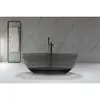 Cezares CZR-RELAX-170-80-56-GM-PFB Ванна из полиэфирной смолы 1700x800x560, Gun Metal