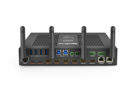 Презентационный коммутатор 6×2 4K60 с USB-C 100 Вт и беспроводной трансляцией WyreStorm SW-660-TX-W