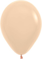 Шар S 12''/30 см, Пастель (Макарунс), Персик малибу (660), 12 шт