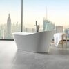 BelBagno BB63-1800-W0 Отдельностоящая акриловая ванна в комплекте со сливом (донным клапаном), цвет: белый