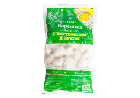 Вареники с картофелем "Знатные", 1кг