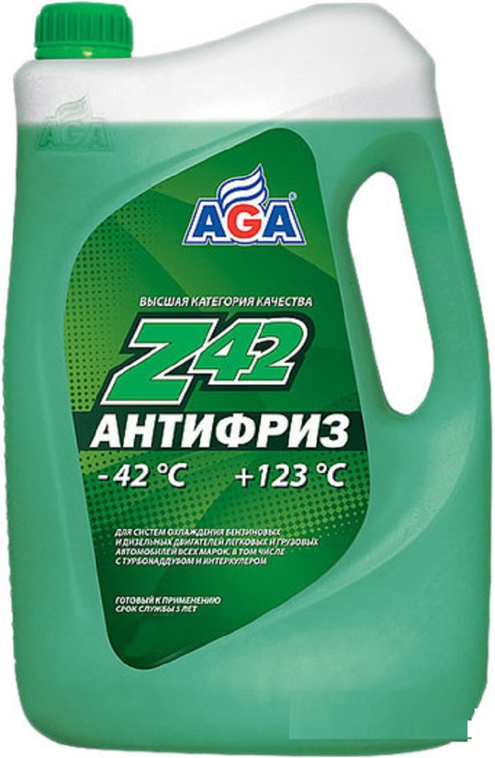 Антифриз готовый Aga-z42 зеленый 5кг