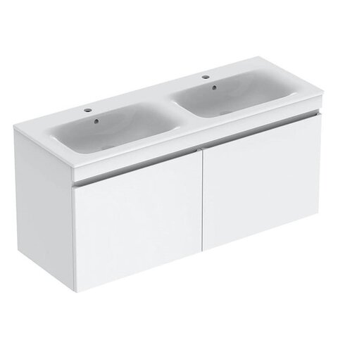 Geberit Renova Plan 869530000 Тумба под раковину, 129x58.5x47.3см, Белый / Высокоглянцевое покрытие