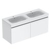Geberit Renova Plan 869530000 Тумба под раковину, 129x58.5x47.3см, Белый / Высокоглянцевое покрытие