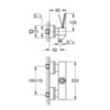 GROHE Eurocube Joy 23665000 Смеситель для душа