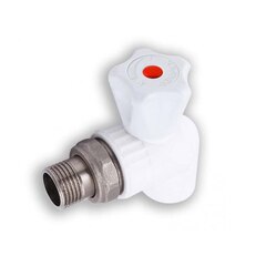 VALFEX Кран шаровой PPR для радиатора УГЛОВОЙ Ø-25х3/4"(40/10)