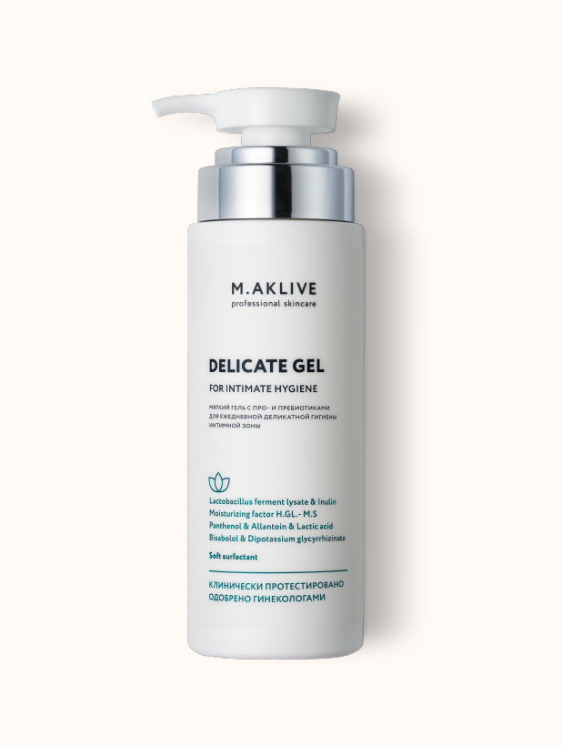 M.Aklive Delicate Gel Деликатный гель для интимной гигиены, 200 мл