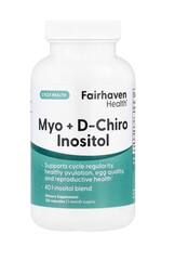 Fairhaven health, мио-инозитол и D-хиро-инозитол, 120 капсул