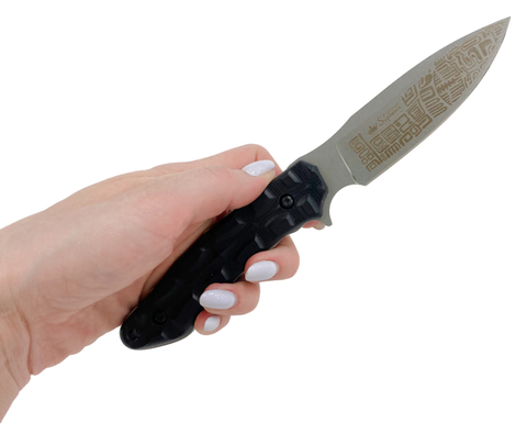 Нож туристический Aztec D2 StoneWash Kydex, 4610094290742
