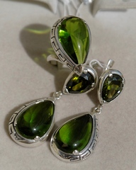 Паллада  (кольцо + серьги из серебра)