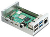 Корпус для Raspberry Pi 4 (LT-4B01 / алюминий / серебристый)