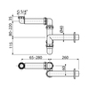 Alcaplast AG210521154 Слив для умывальника