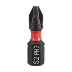 Бита PH2 х25мм Impact(ударная) S2 1шт SGS 6325-PH2-IB