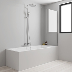 Душевая система с термостатом для ванны, настенный монтаж, GROHE Tempesta Cosmopolitan System 250, хром, (26672000)