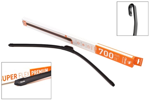 Всесезонная бескаркасная щетка стеклоочистителя (дворник) ClimAir SUPER FLEX PREMIUM 28 Всесезонная бескаркасная щетка стеклоочистителя (дворник) ClimAir SUPER FLEX PREMIUM 28
