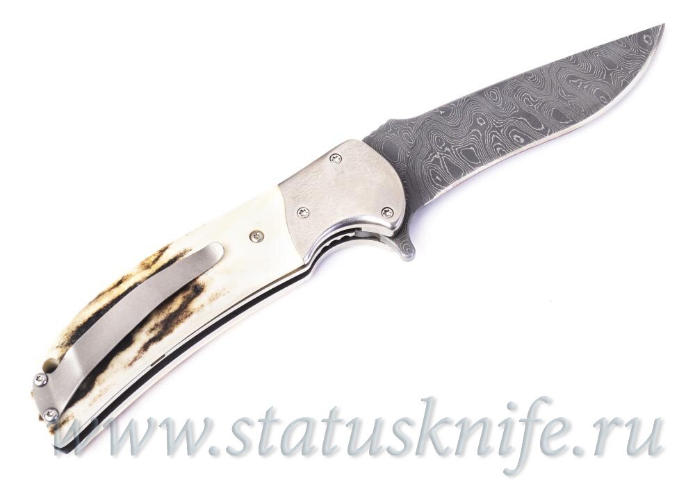 Нож RJ Martin Q36  Damascus Mammoth