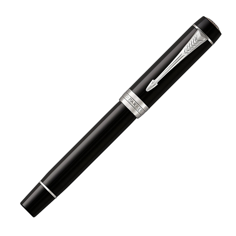 Ручка перьевая Parker Duofold, Black CT, F (1931365)