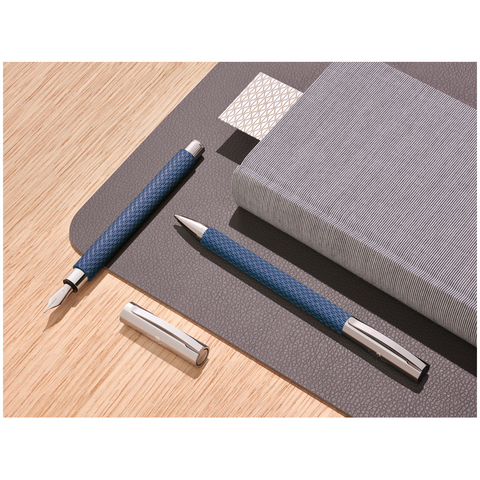 Ручка шариковая Faber-Castell Ambition OpArt Deep Water (147125)