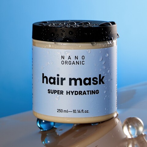 Маска для нормальных, склонных к сухости, тусклых и ослабленных волос Super Hydrating  | Nano Organic