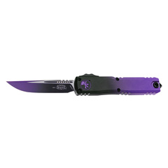 Фото Автоматический нож Microtech Ultratech ZBP Gen III S/E, сталь M390MK, рукоять алюминий, черно-фиолетовый