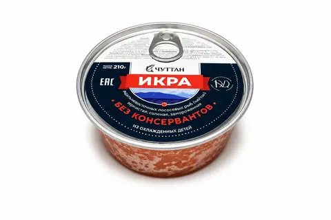 Икра красная горбуши БЕЗ КОНСЕРВАНТОВ, 200г