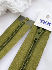Молния YKK витая разъемная плоская тип 5 хаки