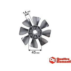 Крыльчатка якоря QUATTRO ELEMENTI PACIFIC-50 c 0720TA29447 сторона В (919-761-116)