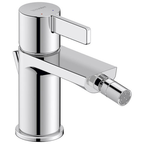 Duravit D-Neo DE2400001010 Смеситель для биде, на 1 отв., с донным клапаном цвет: хром