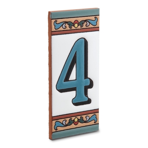 Табличка с цифрой "4"