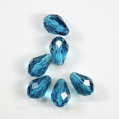 5500 Бусина - капля Сваровски Indicolite  9х6 мм ()