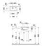 Duravit Starck 3 751400000 Раковина 400 x 260 мм, с 1 отв под смеситель СПРАВА, с переливом, с креплением, цвет белый