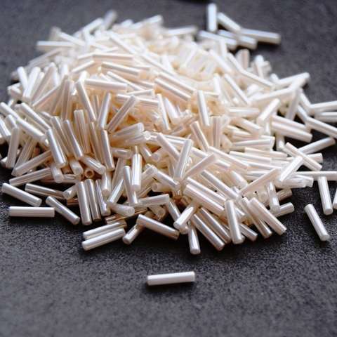 SLB-0592 Стеклярус тонкий 6мм Миюки/Miyuki Slender bugles Ivory