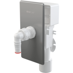 Alcaplast APS3P Сифон для стиральной машины под штукатурку хромированный фото