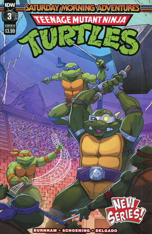 Teenage Mutant Ninja Turtles Saturday Morning Adventures Continued #3 (Cover B)