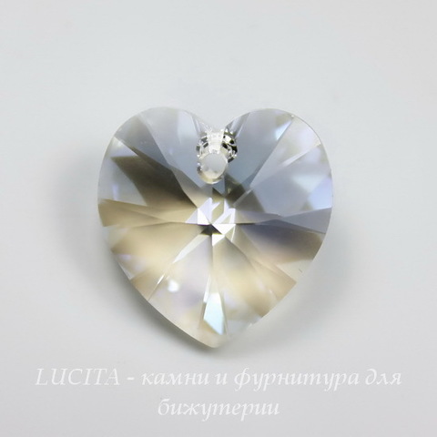 6228 Подвеска Сваровски Сердечко Crystal Moonlight (18х17,5 мм)
