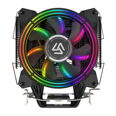 Кулер для CPU Alseye H120D V2.0, 2х120мм, 4-pin, Al+Cu, черный/FRGB, 800-2000rpm, 42.5CFM, 35.2дБ, 6-PIPE(прямой контакт), TDP 200Вт, INTEL 1700/1200/115x/775/2011, AMD AM5/AM4/AM3(+)/AM2(+)/FM2(+)/FM1, безвинтовое креплнение (AS.01.02.0009)