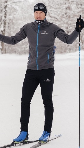 Nordski Elite разминочный костюм мужской grey