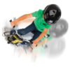 Электроскутер для дрифта Razor PowerRider 360 чёрный