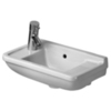 Duravit Starck 3 751500000 Раковина 500 x 260 мм, с намеченными отв под смеситель слева и справа, с переливом, цвет белый