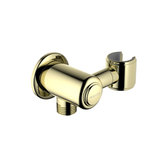 Aquatek Классик AQ2462PG Шланговое подсоединение с держателем, цвет: золото фото