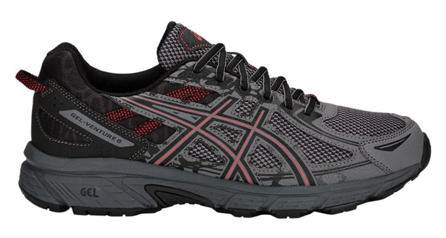 Asics Gel Venture 6 мужские кроссовки-внедорожники для бега серые