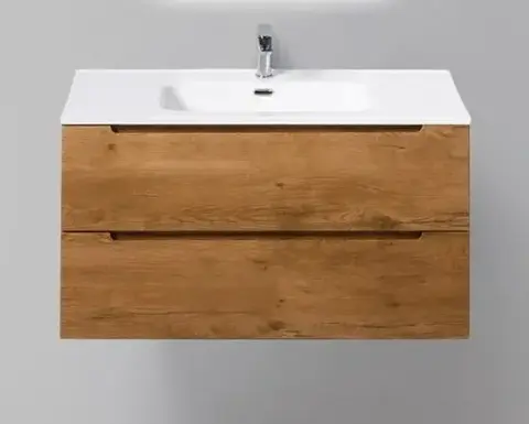BelBagno Etna ETNA-900-2C-SO-RN-P Тумба под раковину подвесная, 90x45.5, цвет: Rovere Nature