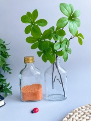 Баночки стеклянные с винтовой крышкой, 150 мл, 6,5*3*12,5 см, набор 2 шт.