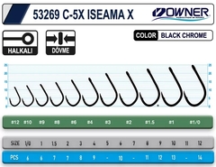 53269 № 1/0 Крючки OWNER С-5X Iseama X With Eye | продажа от 5 уп.