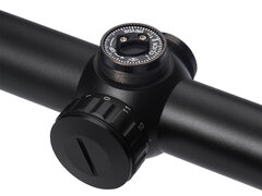 Оптический прицел Gaut Quartz 3-9x40, AO, сетка 2 (Mil-Dot), SFP, кольца, подсветка красная, 25.4мм, 1/4 МОА, 452г