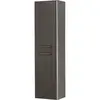 BelBagno DUE-1500-2A-SC-GM-P DUE Шкаф подвесной с двумя распашными дверцами с доводчиками, с двумя полками, универсальный ,Оружейная сталь, 400x300x1500
