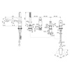Ideal Standard La Dolce Vita BD671AA Набортный смеситель для ванны/душа под 4 отверстия Chrome (Хром)